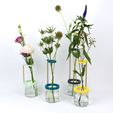 Shooting Pots et impression 3D - 2018 02 10 - 1.jpg Stem vase / Vase to be fixed on a glass pot