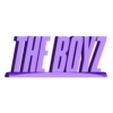 theboyz1.stl The Boyz Kpop Display Logo Ornament