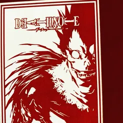 IMG_20230414_161736_806.jpg DXF file death note laser and cnc router decorative painting design・3D printing idea to download