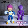 vegeta_ultra_ego_ez3dtoys_final_image_013.jpg Archivo STL Vegeta Ultra Ego, Articulate Action Toy - NO support needed・Modelo de impresora 3D para descargar