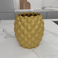HighQuality.png 3D Pineapple Planter with 3D Print Stl Files and Gift for Mom & Pineapple Decor, Indoor Planter, 3D Printing, Planters, Succulent Planter