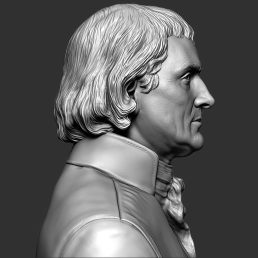 018.jpg Thomas Jefferson Bust Sculpture
