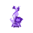 chibi_dragonmancer_ashe_sit.stl Dragonmacer Ashe Chibi TFT