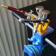 airbholder.jpg airbrush holder removable scalable