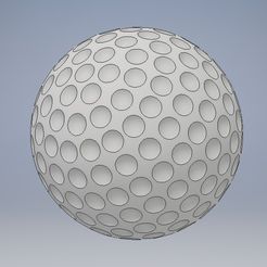 eeeeee.jpg Descargar archivo STL gratis Bola de golf・Modelo para la impresora 3D