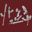 RightArms.png Fichier 3D Matthew l'épéiste, deuxième des octahaunted・Objet imprimable en 3D à télécharger