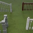 banister_handrail_kit_render34.jpg Banister & Handrail 3D Model Collection