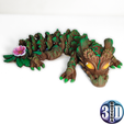 01.png Mogan  the wood baby dragon, and egg! Articulated, flexy, toy