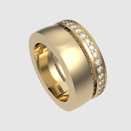 3D file Dual Motion Rotating Ring 3D print 💍 ・3D print design to ...