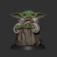 20.jpg Baby Yoda - Using The Force and Eating frog