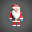 Screenshot-2024-12-07-224056.png Blocky Santa Claus 3D Model - Festive Cube Figure STL