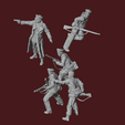 CultsKMnorskGerman02.png Fichier STL Infanterie norvégienne_Deutsche Kriegsmarine à Narvik WW2 Set à l'échelle 1/72・Design pour impression 3D à télécharger