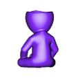 Modelo sentado 1.stl Human vase Meditation
