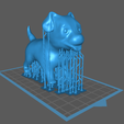 Cute-puppy-stl-supports.png CUTE SMALL DOG STL ( With Support )