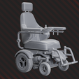 Wheel-Chair-7.png Electronic Wheelchair 3D print model