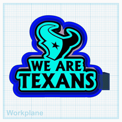 We-are-Texans.png STL file We are Texans・3D printer model to download