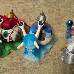 Caracol e Lesma com Extras de Férias, figura fidget articulada - ACTUALIZADO!