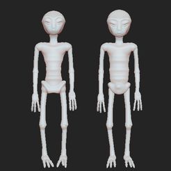 aliends2.jpg Archivo STL Nazca extraterrestre - Nazca momia・Objeto imprimible en 3D para descargar