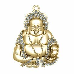 Laughing-Buddha-3D-print-model-file-pic-1.jpg Fichier STL Fichier du modèle d'impression 3D du Bouddha rieur・Idée pour impression 3D à télécharger