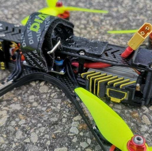 Iflight DC5 HD DJI  and Crossfire Mounting Solution (Include GPS) - 3D model önizlemesi