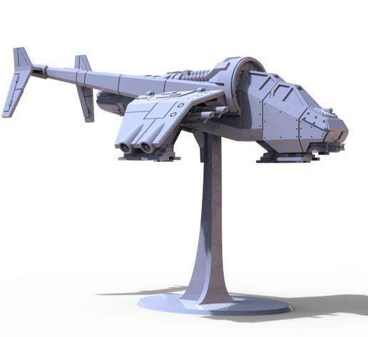 Albatross Gunship 28mm scale