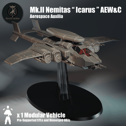 Mk.II Nemitas "Icarus" AEW&C - Presupported