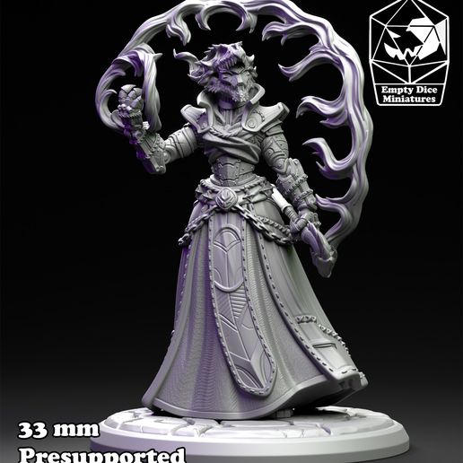 🧙 Warforged sorcerer with prepared spell・ 3D File for 3D printing・Cults