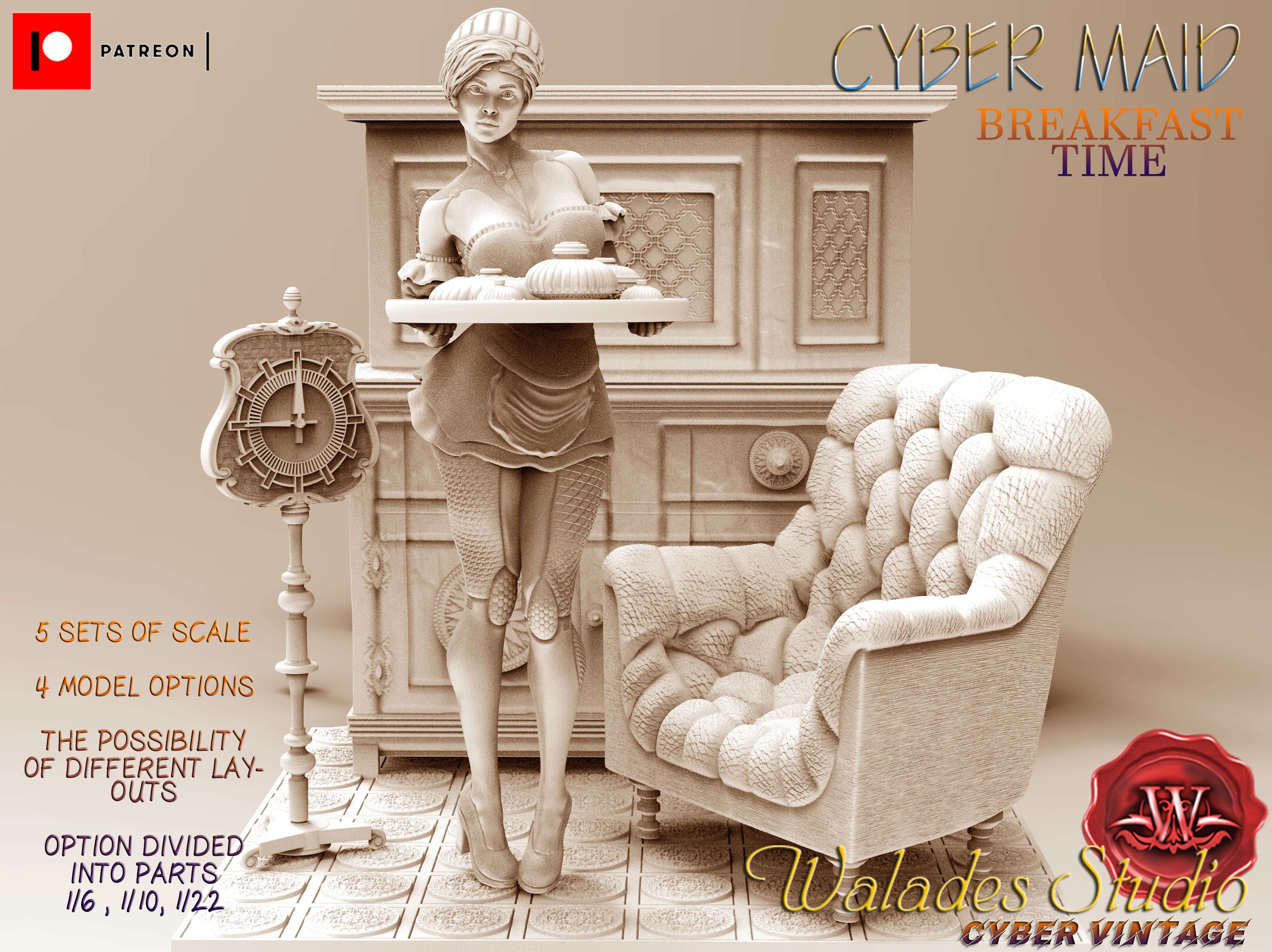 twe.jpg Datei Cyber Maid 2 cyber vintage herunterladen • Design für 3D-Drucker, walades