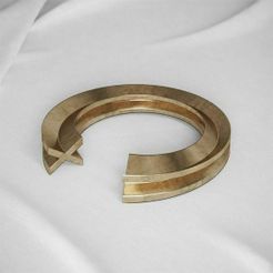 X.jpg Free STL file X RING・3D print design to download