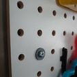 20211231_121231.jpg Nerf Gun Organizer / Pegboard Tools Wall Hanging Spacers