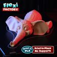 . great j,,\ Print-in-Place PLA / No Supports Print-in-Place Circus Elephant with 3MF and XL Versions Included!