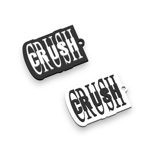🗝️ CRUSH KEYCHAIN (I AM MUSIC)・ STL File for 3D printing・Cults