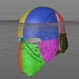 3D print part makerslab.JPG Star Wars Kylo Ren Helmet 3D print model