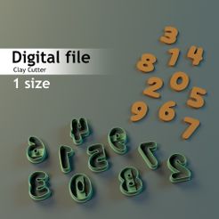 STL file Numbers Lore (0-10) 🔢・3D printing idea to download・Cults