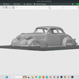 Screenshot-57316.png 1939 Cadillac Series 61 Coupe 1/24 scale car model hollow body shell, scalable as needed, 3d print in resin or fdm, stl file