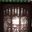 backLit.png Montini Stained Glass Window Lithophane (Lego Compatible)