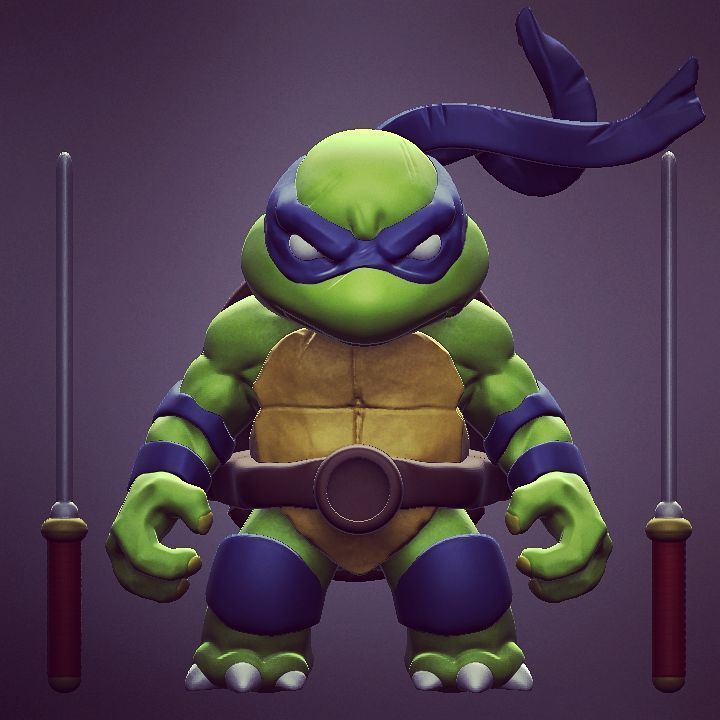 23130766_1578049705575594_7596816329260340618_n.jpg Fichier STL gratuit Chibi Mutant Ninja Turtles LEO!・Design pour imprimante 3D à télécharger, Fabiosartbox