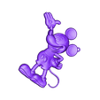 mickey_mouse_keychain_v2_fixed.stl Fichier STL gratuit Porte-clés Mickey Mouse・Design pour imprimante 3D à télécharger, 3dlito