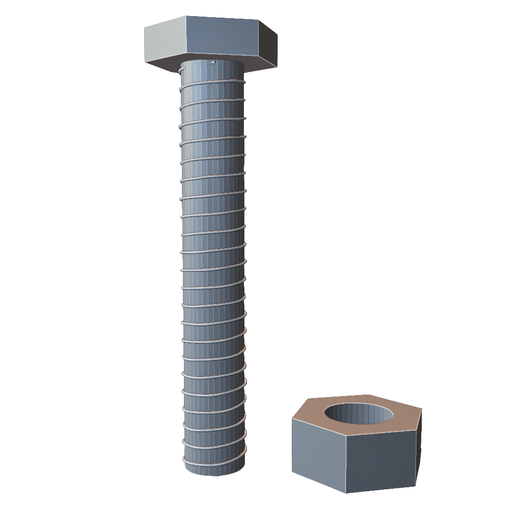 Hex Bolt and Nut
