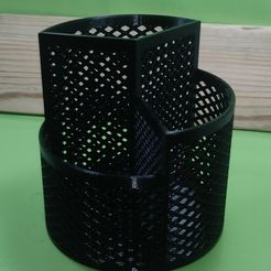 IMG_20230922_204916.jpg Free STL file Cylindrical pencil container・3D print design to download