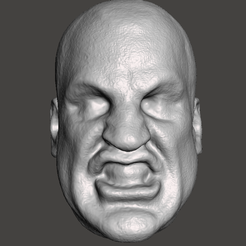 Screenshot-1287.png Файл STL WWE WWF LJN Style Николай Волков Custom Head Sculpt・Шаблон для загрузки и 3D-печати