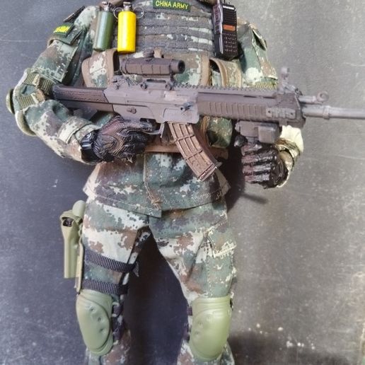 492507429_10226755423727937_2698727355673629075_n.jpg 1/6 比例 QBZ-191 (191式自动步枪) 新解放军步枪 / nouveau fusil de l'APL