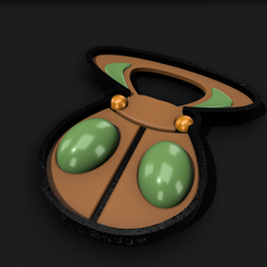 IMG_1023.png STL file Bug Badge Kalos Viola Pokemon・3D printer model to download