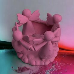 362505211_2352152868291190_264210908328147179_n.jpg Fichier STL Angel Candle・Plan imprimable en 3D à télécharger