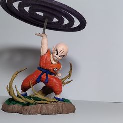 krilin spiral holder (fan art)