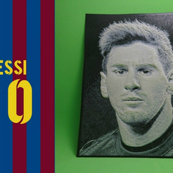 imagen3dmessi.png Free STL file Drawing 3d messi・3D print design to download