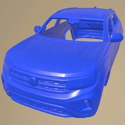 a27_013.png STL file Volkswagen Atlas Cross Sport Regular 2021 PRINTABLE CAR BODY・3D print model to download