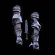 0017.jpg SOUL OF CINDER Arm Gauntlets Armor STL Fan Art Model