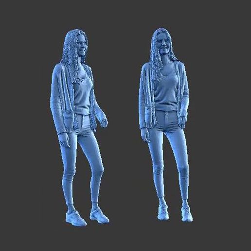 CHARACTER FIGURE GIRL W01 3D model