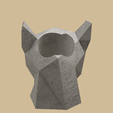 IMG_0366.png Low poly cat head vase